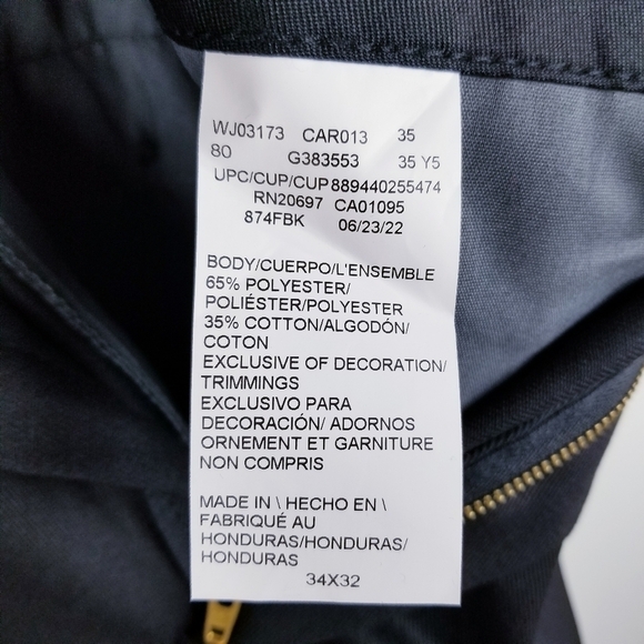 Dickies Black 874 FLEX Original Fit Work Pants NWT size 34x32 - Picture 12 of 13